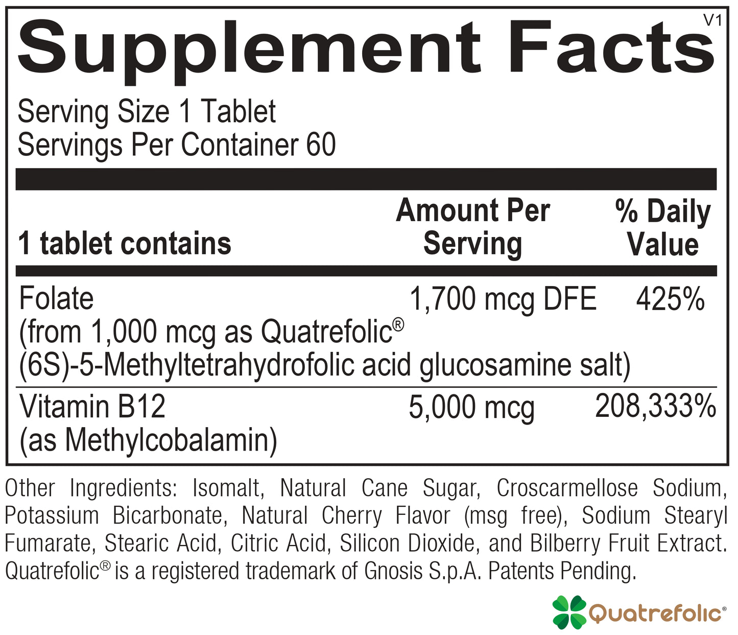 Methyl B12 with Folate
